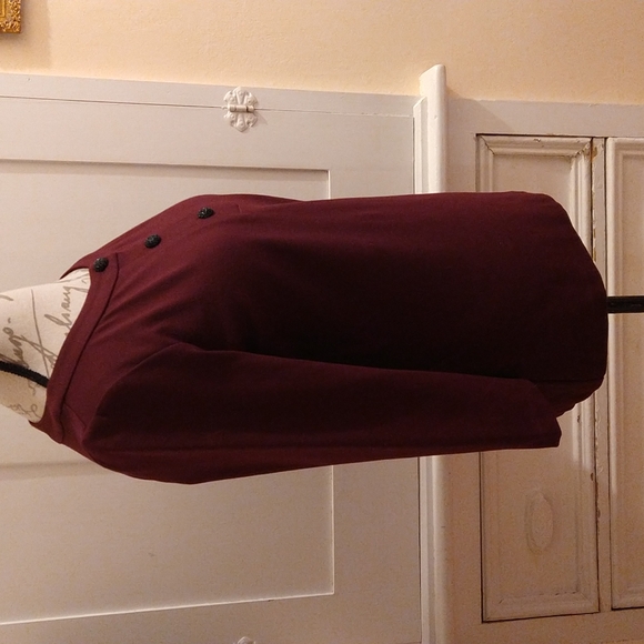 Talbot's maroon top Sz S - Picture 2 of 6